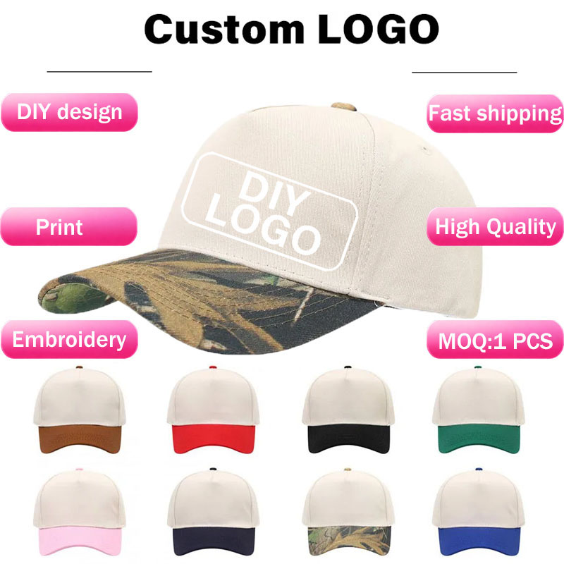 Dad Hat Cotton - Двухцветная структурированная бейсболка с 5 панелями,