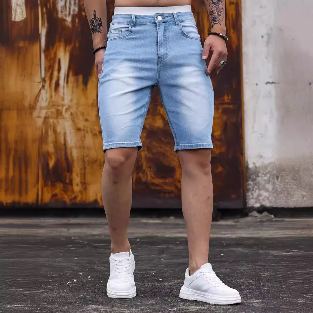 Levis Jeans 501 - Мужские джинсовые шорты стрейч, винтажные, с