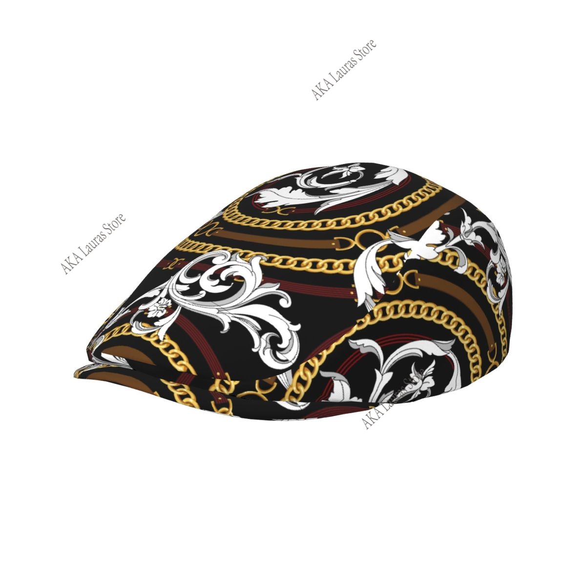Newsboy Cap Ivy - Кепка-газетчика, золотая, в стиле барокко, винтажная,