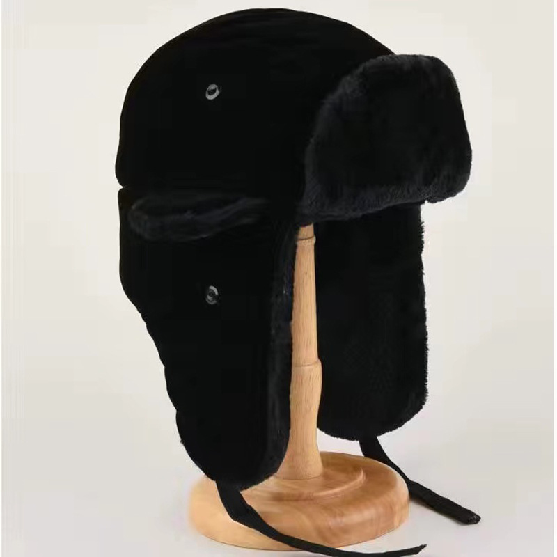 Winter Trapper Hat - Зимняя велосипедная ветрозащитная кепка, женские ушанки,
