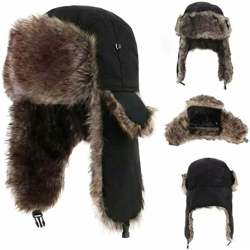 Зимняя русская шапка-ушанка, м – обзор и цена Winter Trapper Hat