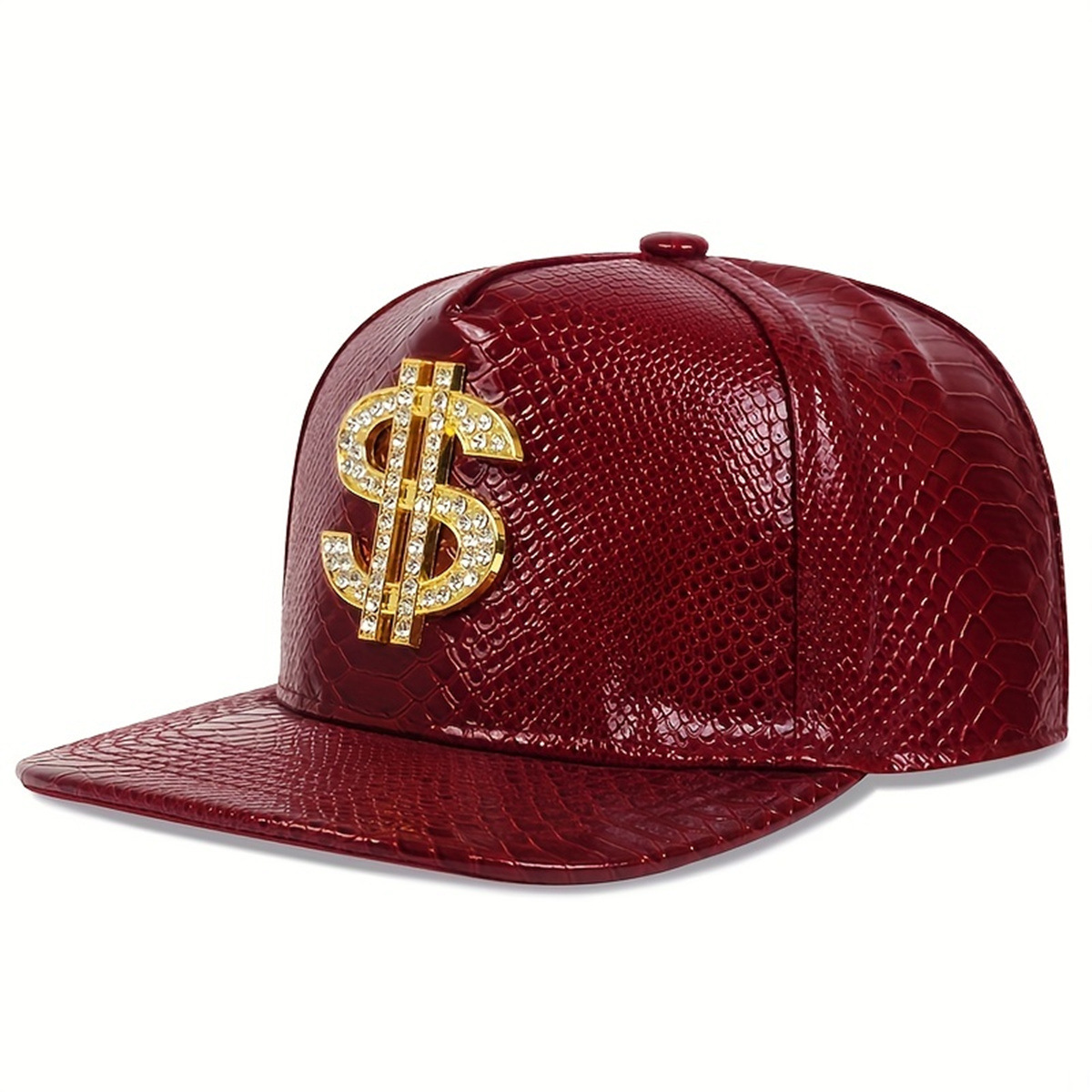 Кожаная бейсболка с металличес – обзор и цена Snapback Hat Flat