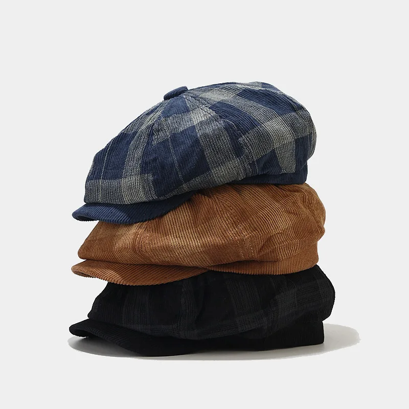 Классическая винтажная вельвет – обзор и цена Newsboy Cap Ivy