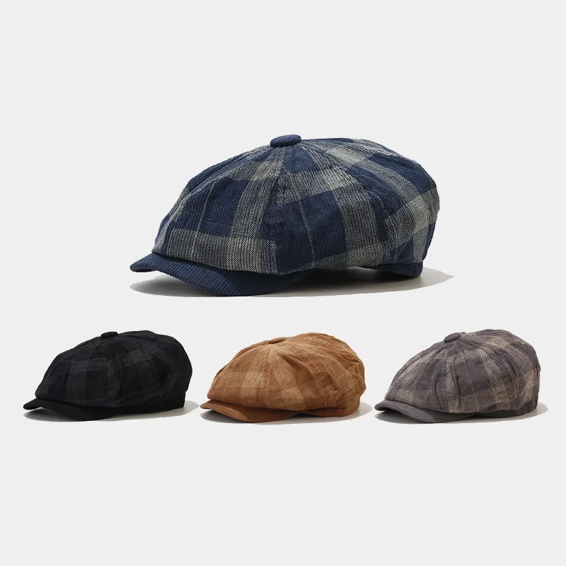 Классическая винтажная вельвет – обзор и цена Newsboy Cap Ivy